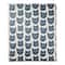 Blue Cat Face Pattern 50" x 60" Coral Fleece Blanket